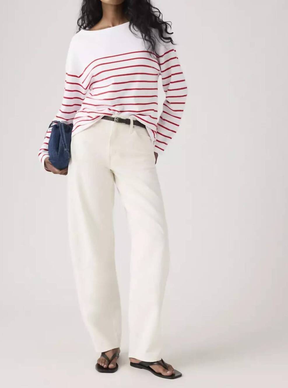 NEW LEVI'S baggy dad barrel jeans in truth slip